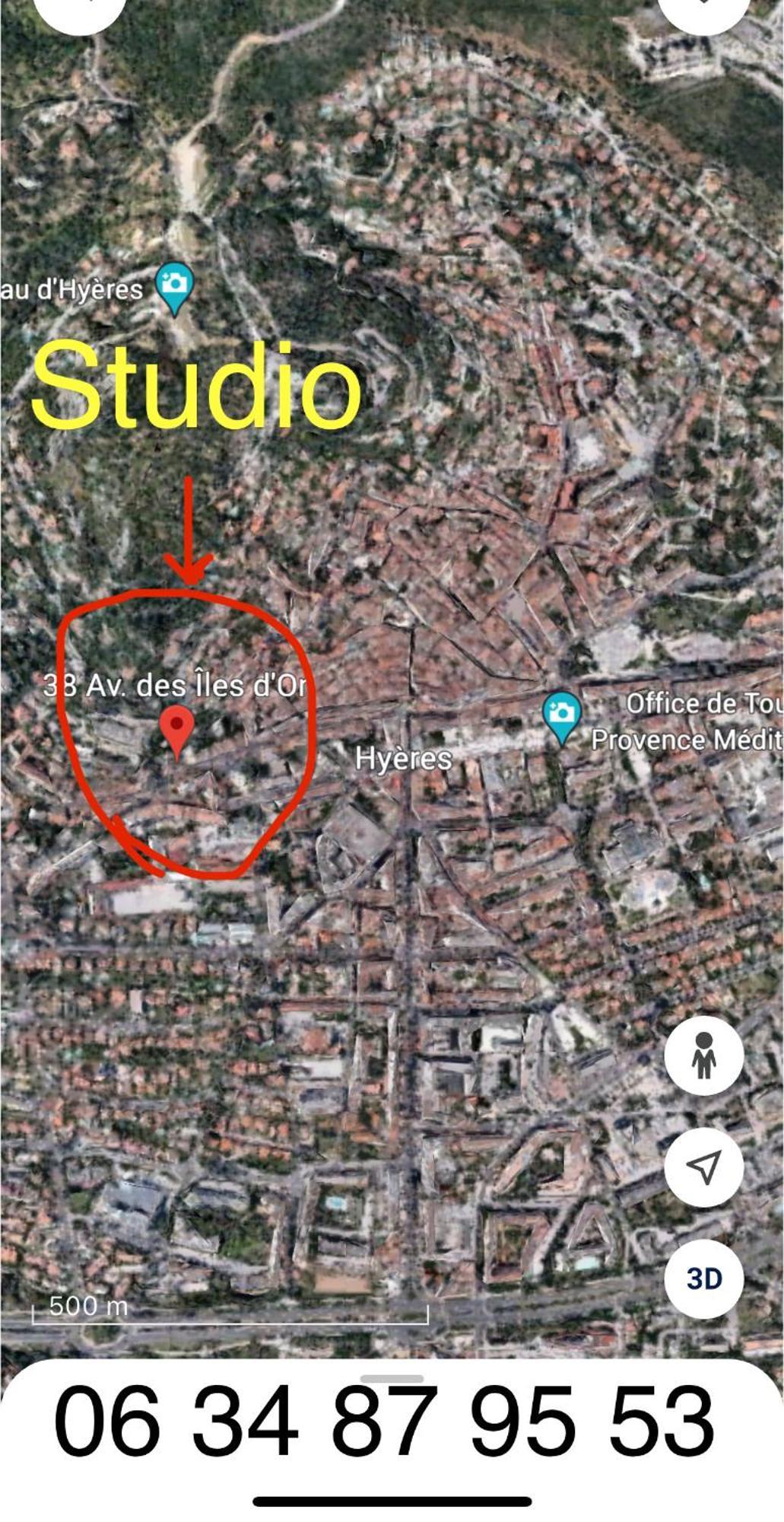 Charmant Studio Hyères Extérieur photo